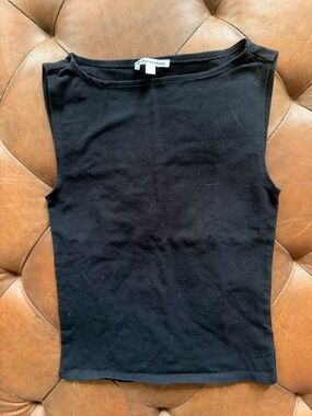 Reformation Black Sleeveless Tank